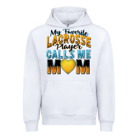 White my favorite lacrosse player calls me mom Urban Hoodie - Zillion Design Studio