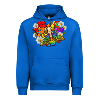 Cobalt pride bee with daisy lgbtq Urban Hoodie - texasbilliewilder