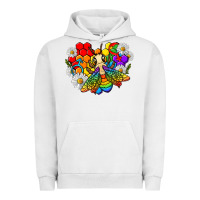 Pigment Lunar Rock pride bee with daisy lgbtq Urban Hoodie - texasbilliewilder