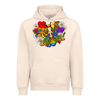 Sandshell pride bee with daisy lgbtq Urban Hoodie - texasbilliewilder