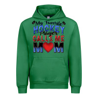Emerald my favorite hockey player calls me mom Urban Hoodie - Zillion Design Studio