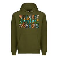 Army Green wild west long live cowboys Premium Hoodie - Zillion Design Studio
