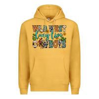 Mustard wild west long live cowboys Premium Hoodie - Zillion Design Studio