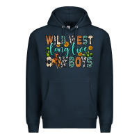 Navy wild west long live cowboys Premium Hoodie - Zillion Design Studio