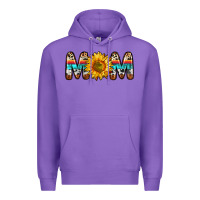 Purple mom sunflower Premium Hoodie - Zillion Design Studio