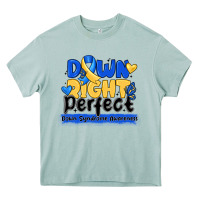 Arona down right perfect down syndrome awareness Heavy Core Tee - CowhideDigitalArt