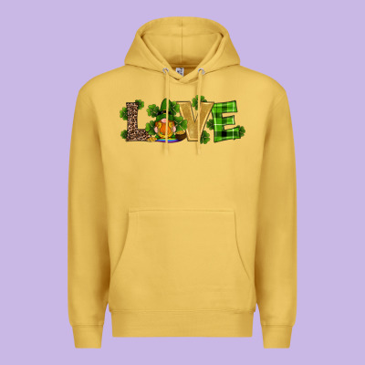 St Patricks Day Gnomes Shamrock Horseshoes Love Premium Hoodie Designed By Ranaportraitstore
