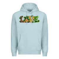 Blue Mist st patricks day gnomes shamrock horseshoes love Premium Hoodie - RanaPortraitStore
