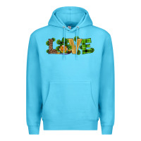 Ocean Blue st patricks day gnomes shamrock horseshoes love Premium Hoodie - RanaPortraitStore