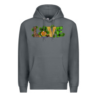 Rock st patricks day gnomes shamrock horseshoes love Premium Hoodie - RanaPortraitStore
