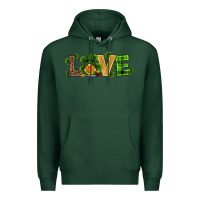 Sports Green st patricks day gnomes shamrock horseshoes love Premium Hoodie - RanaPortraitStore