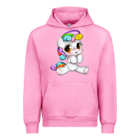 Fuchsia Pink pride cute unicorn Urban Hoodie - texasbilliewilder