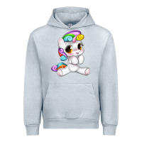 Heather Grey pride cute unicorn Urban Hoodie - texasbilliewilder