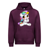 Mauve Wine pride cute unicorn Urban Hoodie - texasbilliewilder