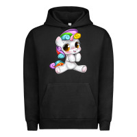 Pigment Black pride cute unicorn Urban Hoodie - texasbilliewilder