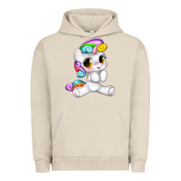 Pigment French Oak pride cute unicorn Urban Hoodie - texasbilliewilder