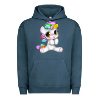 Pigment Midnight Navy pride cute unicorn Urban Hoodie - texasbilliewilder