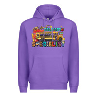 Purple student delivery specialist Premium Hoodie - texasbilliewilder