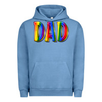 Pigment Pebble Blue pride dad Urban Hoodie - texasbilliewilder