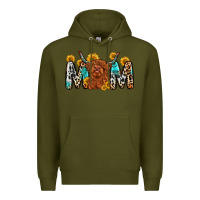 Army Green mom cow Premium Hoodie - Zillion Design Studio