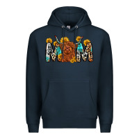 Navy mom cow Premium Hoodie - Zillion Design Studio