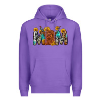 Purple mom cow Premium Hoodie - Zillion Design Studio