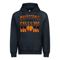Navy my favorite basketball player calls me mom Urban Hoodie - Zillion Design Studio