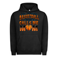 Pigment Black my favorite basketball player calls me mom Urban Hoodie - Zillion Design Studio