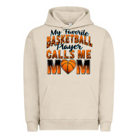 Pigment French Oak my favorite basketball player calls me mom Urban Hoodie - Zillion Design Studio