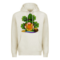 St Patricks Day Gnomes Shamrock Gold Horseshoes Rainbow Premium Hoodie | Teevron