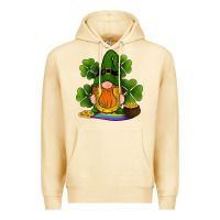 Pina Colada st patricks day gnomes shamrock gold horseshoes rainbow Premium Hoodie - RanaPortraitStore