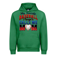 Emerald my favorite baseball player calls me mom Urban Hoodie - Zillion Design Studio