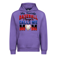 Tulip my favorite baseball player calls me mom Urban Hoodie - Zillion Design Studio