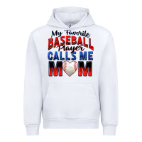White my favorite baseball player calls me mom Urban Hoodie - Zillion Design Studio