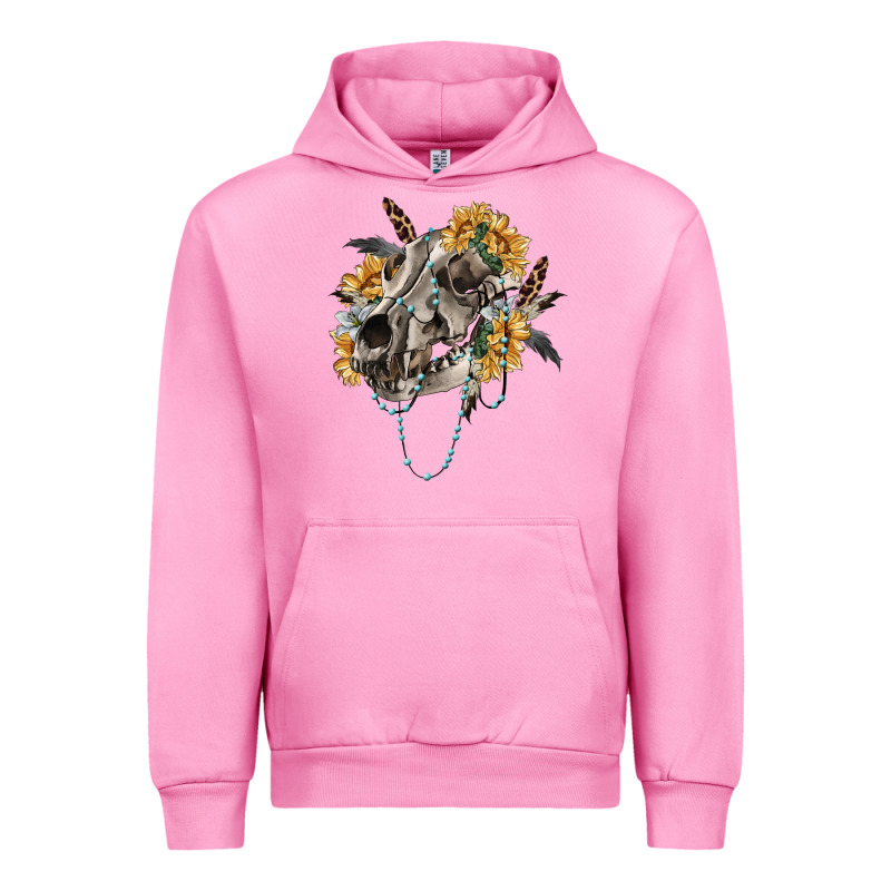 Boho Wolf Skull Urban Hoodie by RanaPortraitStore | Teevron
