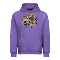 Tulip Boho wolf skull Urban Hoodie - RanaPortraitStore