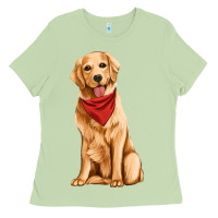 Matcha golden retriever Ladies Tee - Artiststas
