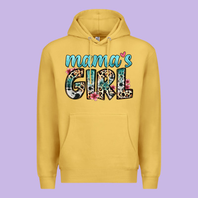 Mama S Girl Premium Hoodie Designed By Zillion Design Studio