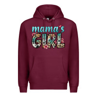 Burgundy mama s girl Premium Hoodie - Zillion Design Studio