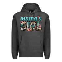 Charcoal Heather mama s girl Premium Hoodie - Zillion Design Studio