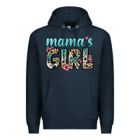 Navy mama s girl Premium Hoodie - Zillion Design Studio