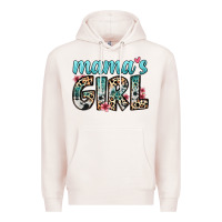 Pale Pink mama s girl Premium Hoodie - Zillion Design Studio