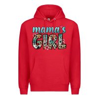 Red mama s girl Premium Hoodie - Zillion Design Studio