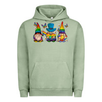 Pigment Oil Green pride gnomies Urban Hoodie - texasbilliewilder
