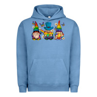 Pigment Pebble Blue pride gnomies Urban Hoodie - texasbilliewilder