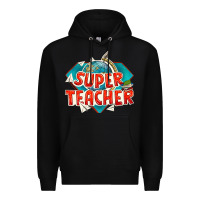 Black super teacher Premium Hoodie - texasbilliewilder