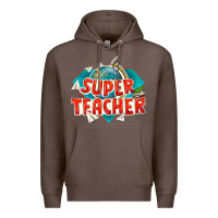 Coffee super teacher Premium Hoodie - texasbilliewilder