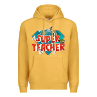 Mustard super teacher Premium Hoodie - texasbilliewilder