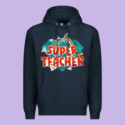 Super Teacher Premium Hoodie Designed By Texasbilliewilder