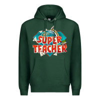 Sports Green super teacher Premium Hoodie - texasbilliewilder